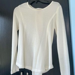 Knox Rose Cream waffle top